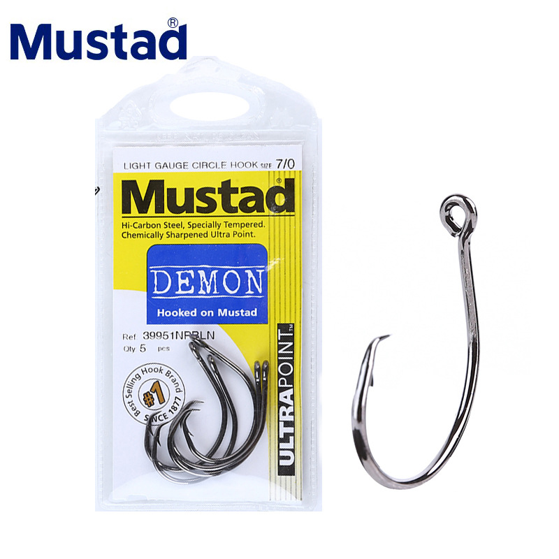 Fishing Hook Barbless - MUSTAD 39951 # Balıkçılık Kancaları Daire