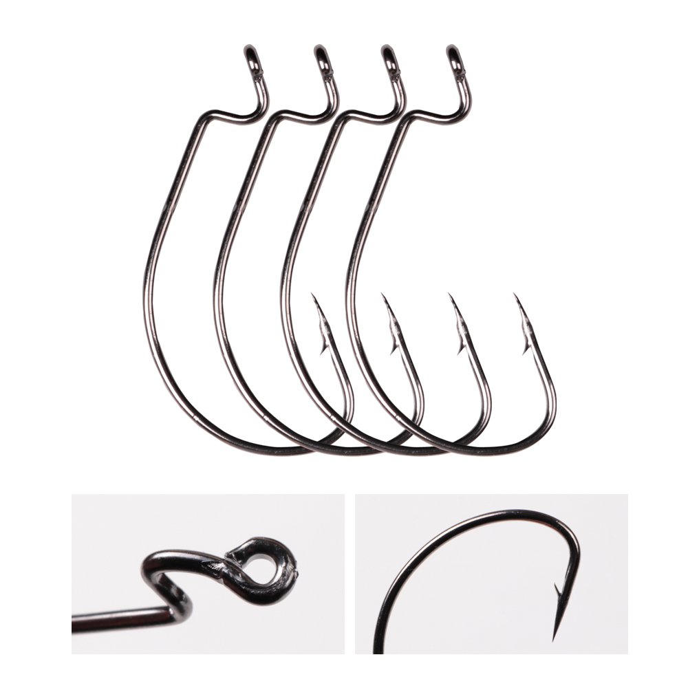 LUSHAZER 10 adet/grup Karbon Ç - Fishing Hook Barbless incelemesi ve fiyatı