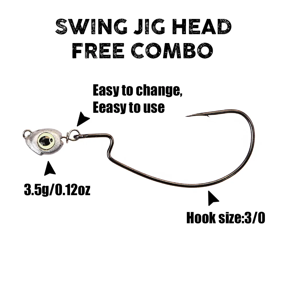 B&U Swing Jig Head Cheburashka - Fishing Hook Offset incelemesi ve fiyatı